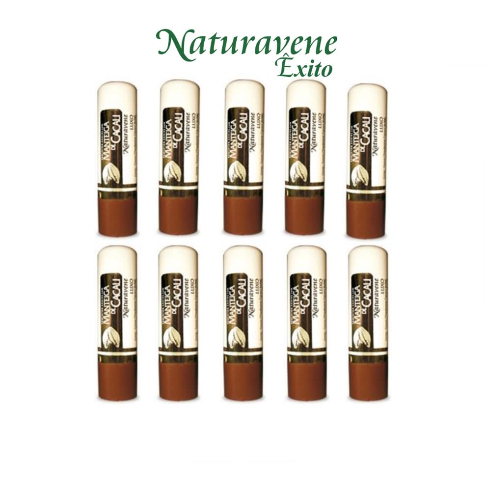 Kit 10 Manteiga De Cacau Naturavene Luxo 3,6g
