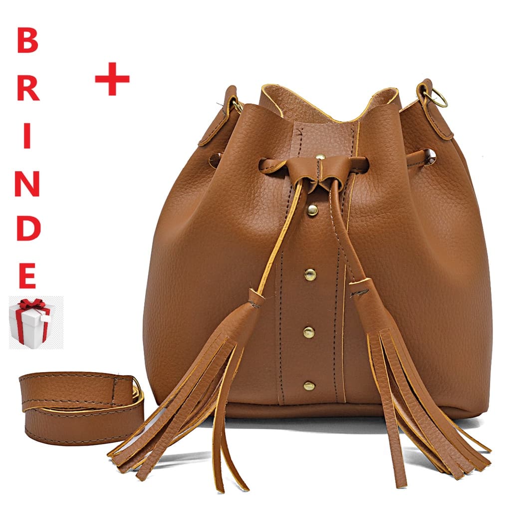 Bolsa Lado  Ombro Feminina Marrom  Caramelo Preta Rose Muito Barato