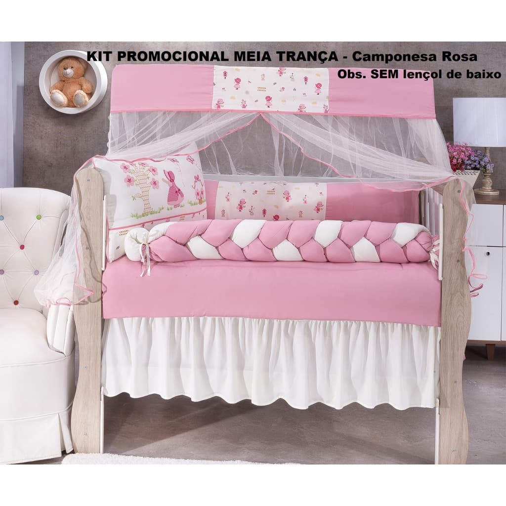 KIT DE BERÇO PARA BERÇO PADRAO OU AMERICANO MENINO E MENINA
