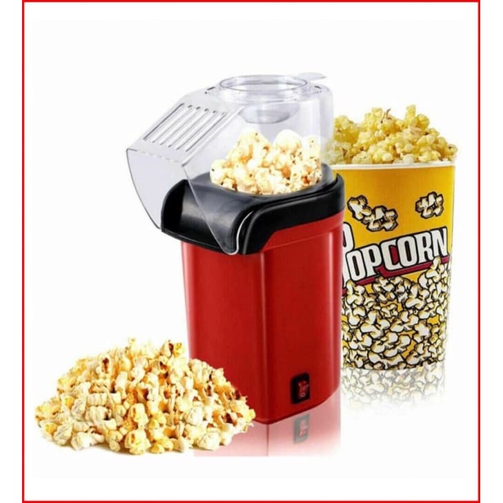 Mini Pipoqueira Elétrica 1200w Máquina de Pipoca 110/127v Doméstica Fácil de Usar Sem Óleo