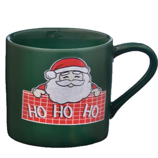 Caneca 280Ml Verde Dec Natal - Caixa C/ 24 Peças