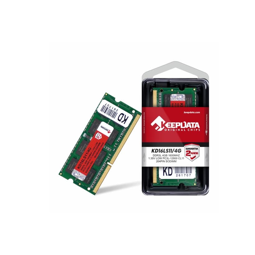 MEM NB DDR3L 4GB 1600MHZ KD16LS11 4G LOW VOLTAGE 1,35V