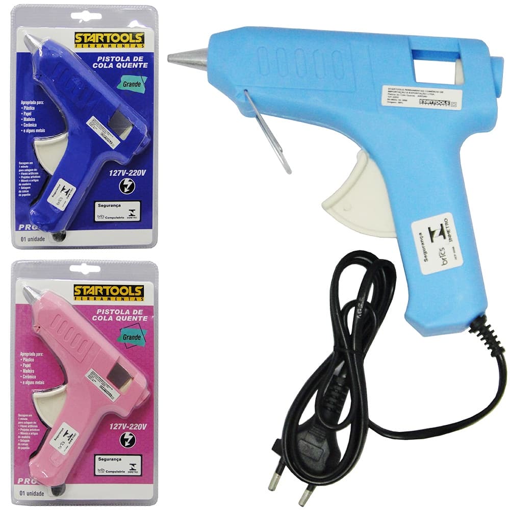 Pistola De Cola Quente Grande Bivolt 15W StarTools PRO
