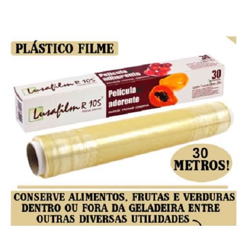 Rolo Bobina Filme PVC 28cm X 30 metros