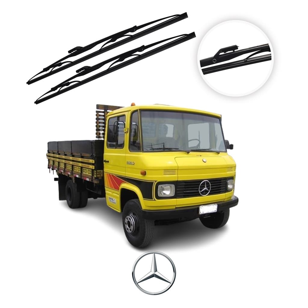 Palhetas Mercedes 608 708 Caminhão Par Limpa Para-brisa Dianteiro