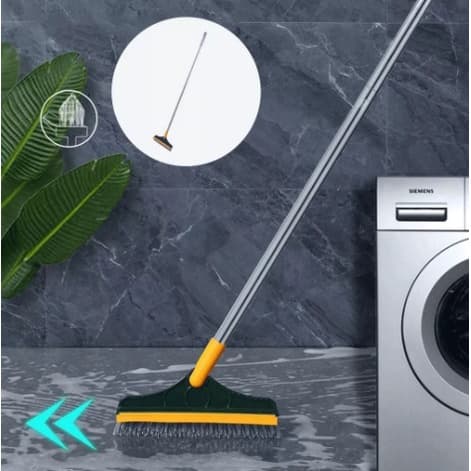 Vassoura Forte Cerdas Dura Esfregão Angular Verde Amarelo Para Limpeza De Calçadas Rejunte Pisos Calçadas Banheiro Mop