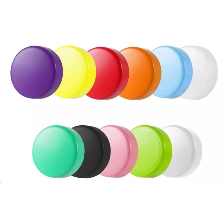 20 Tampas Plástica p/ vidro de Palmito 3 Litros 110mm