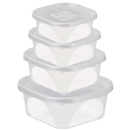 Cj Organiz Quad 4 Pcs 230/390/690/1200 Ml