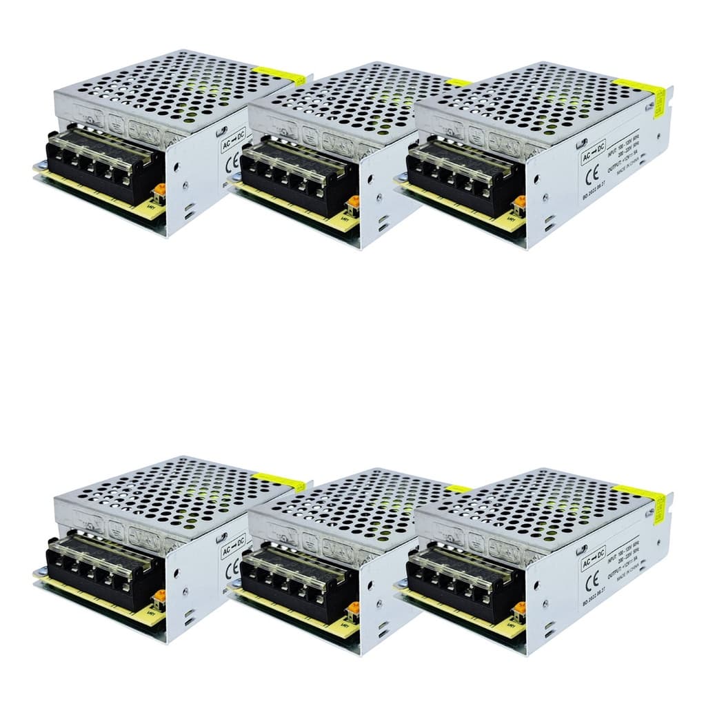 Fonte chaveada 5A 12v Câmera De Segurança, fita led, para som automotivos mini fonte comeia mini