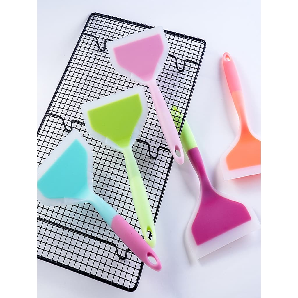 Espátula de Silicone para Cozinha Antiaderente Resistente ao Calor Multiuso para Massas Carnes e Pizza