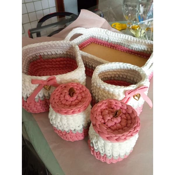Kit higiêne de maternidade / kit higiêne bebê / kit higiêne de crochê / kit higiêne bebê de crochê