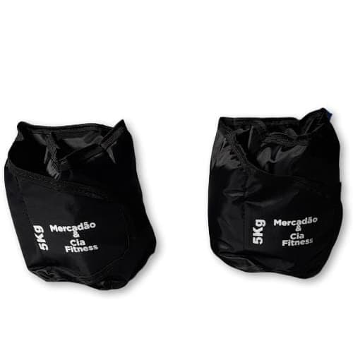 tornozeleira caneleira de peso 5kg par