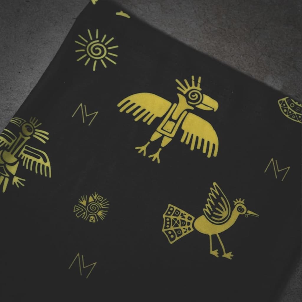 Bandana Maia Preto/Amarelo - NOMAD