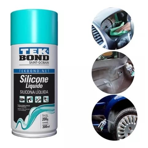 Silicone Liquido Spray Tekspray 300ml Tek Bond
