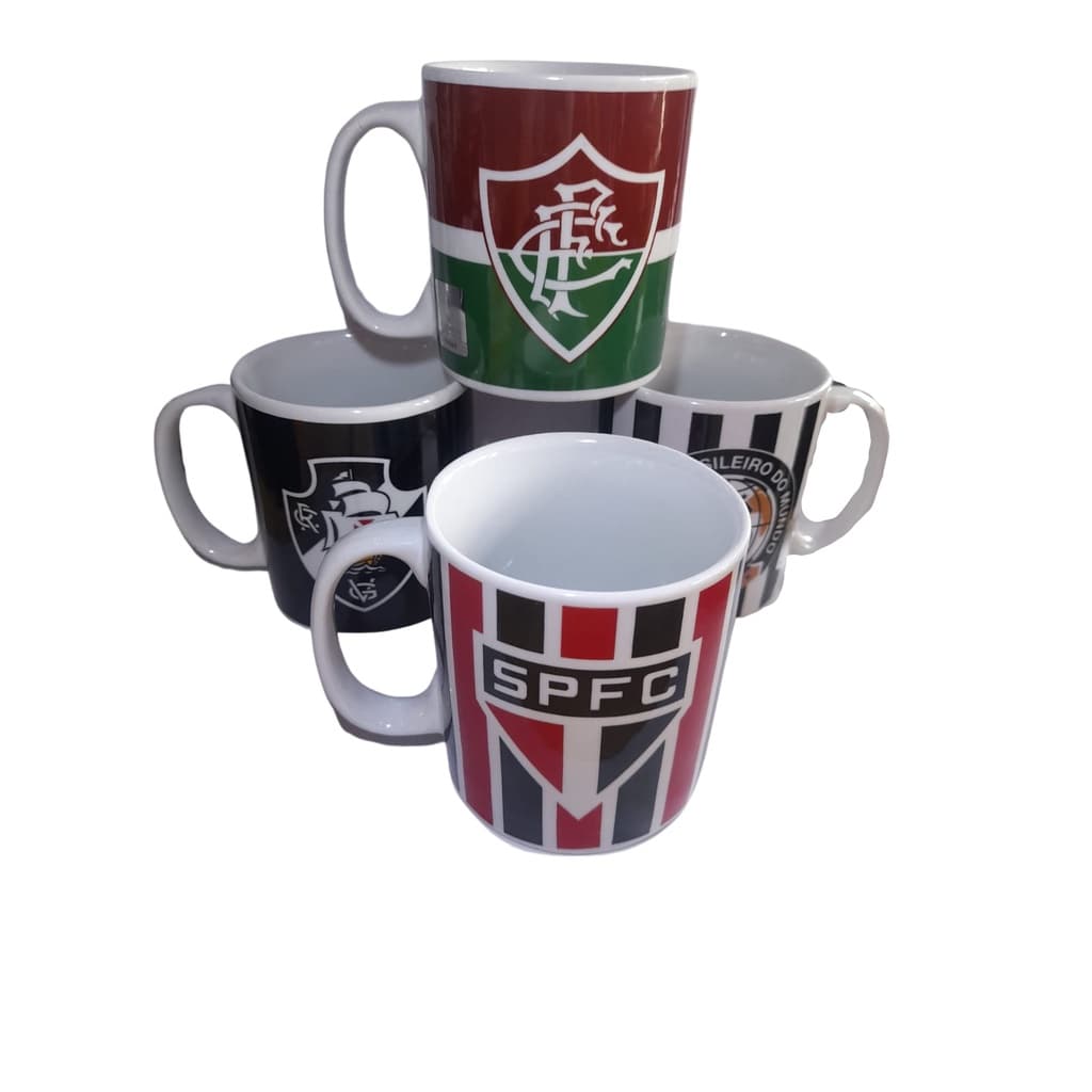 Caneca de PORCELANA 320 ML de TIME !!! Escolha o seu FAVORITO!!!