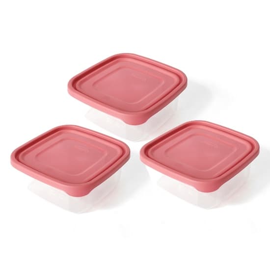 Kit 3 Potes 0,900 Litro 900ml Transparentes BPA Free Organizador de Alimentos Marmita Plasvale pode Usar em Microondas Geladeira freezer Hermético tipo Sanremo pote plastico retangular cozinha