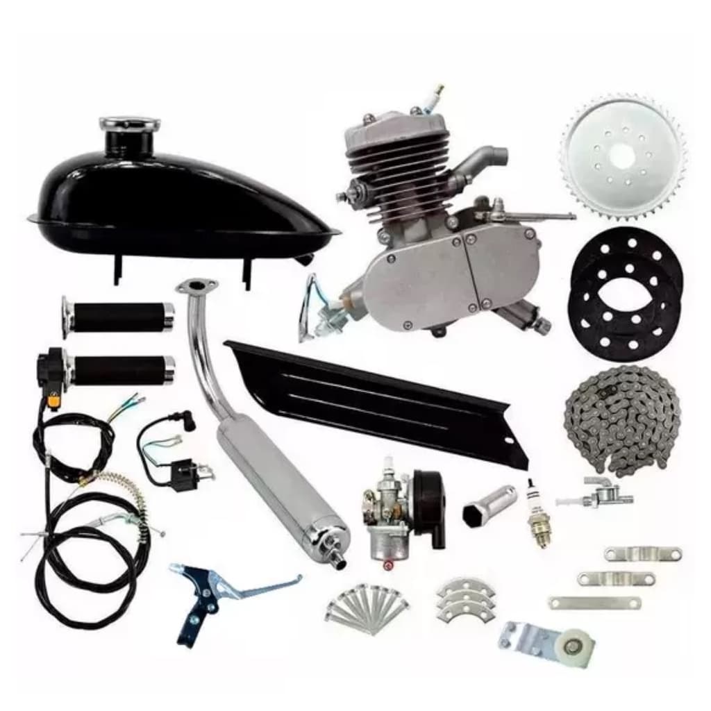 Motor Para Bicicleta Kit Completo 80cc Gasolina