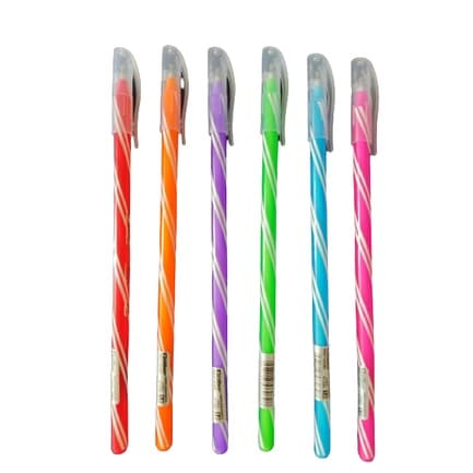 Kit 6 Caneta  Goller Ponta 1 mm Canetas Ponta Fina Macia Esferográfica