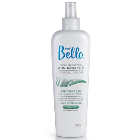 Loção Pré Depilatória Adstringente Depil Bella Hortelã 500ml