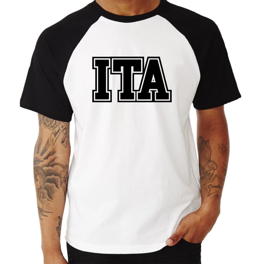 Camiseta Raglan Ita Instituto Tecnológico de Aeronáutica