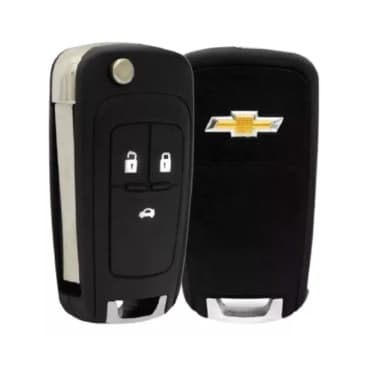 Carcaça Chave Canivete Oca Chevrolet Cobalt Cruze Onix Prisma Sonic Spin Tracker 3 Botões