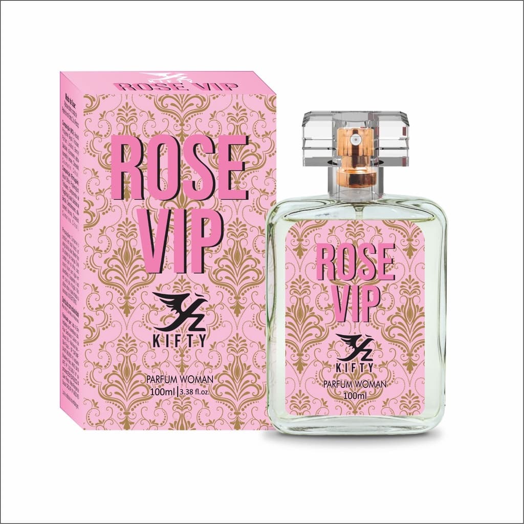 Rose vip 100ml perfume importado kifty kika
