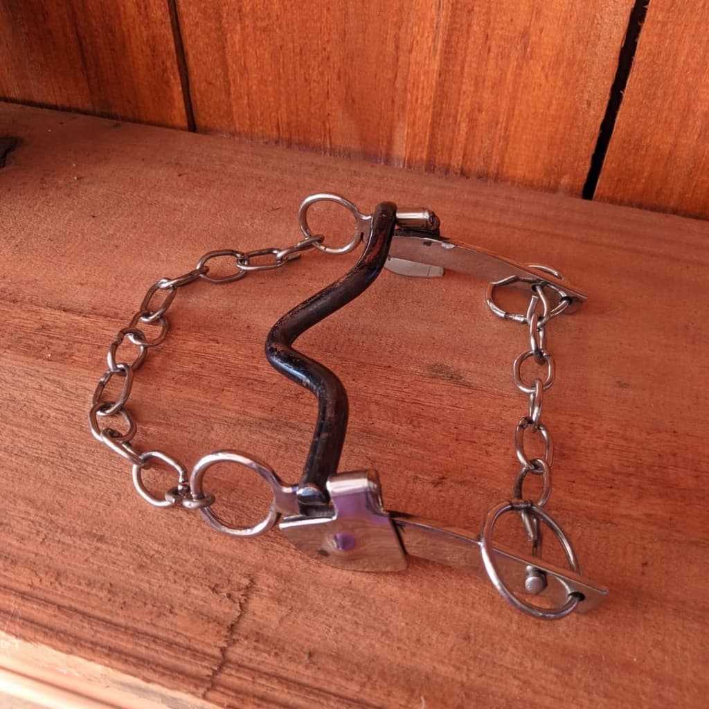Freio Água Choca Bocal De Ferro Para Cavalo Super Oferta Envio Imediato