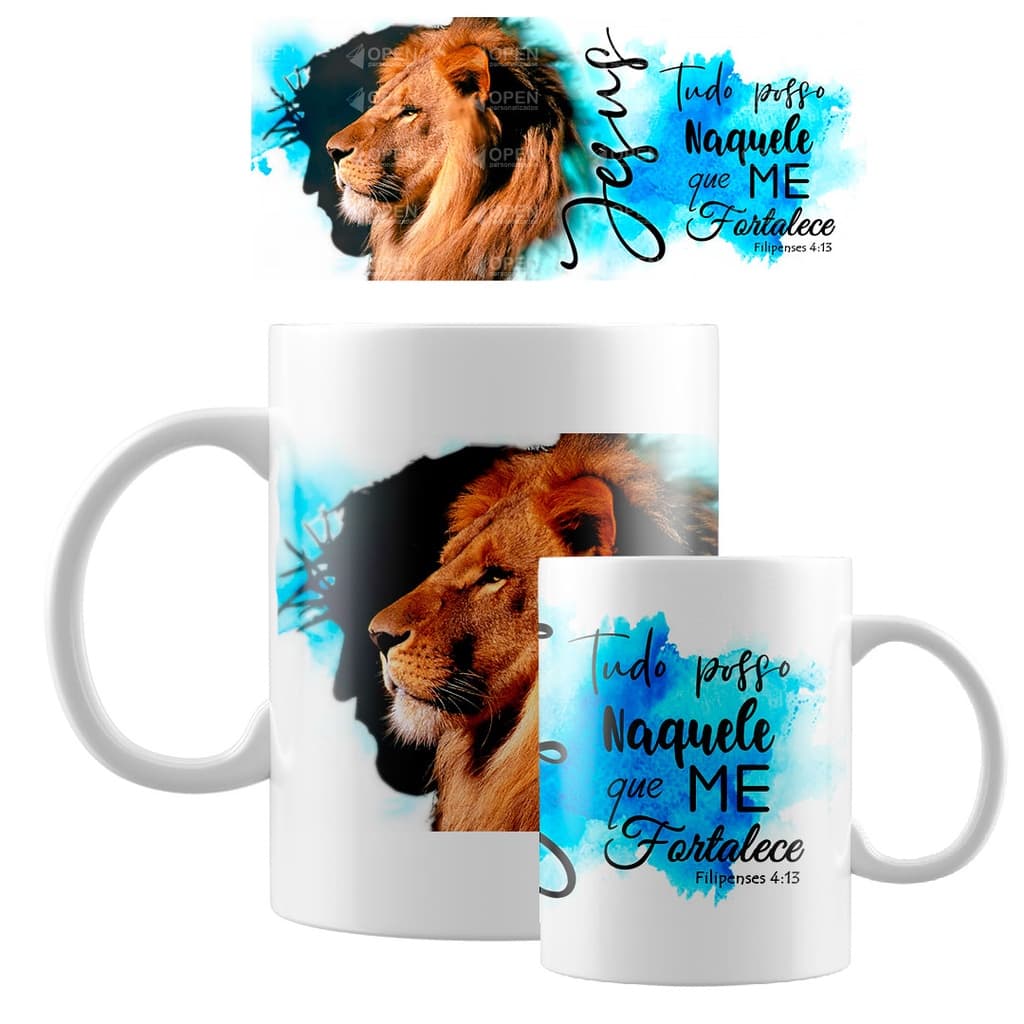 Caneca Tudo Posso Naquele Que Me Fortalece