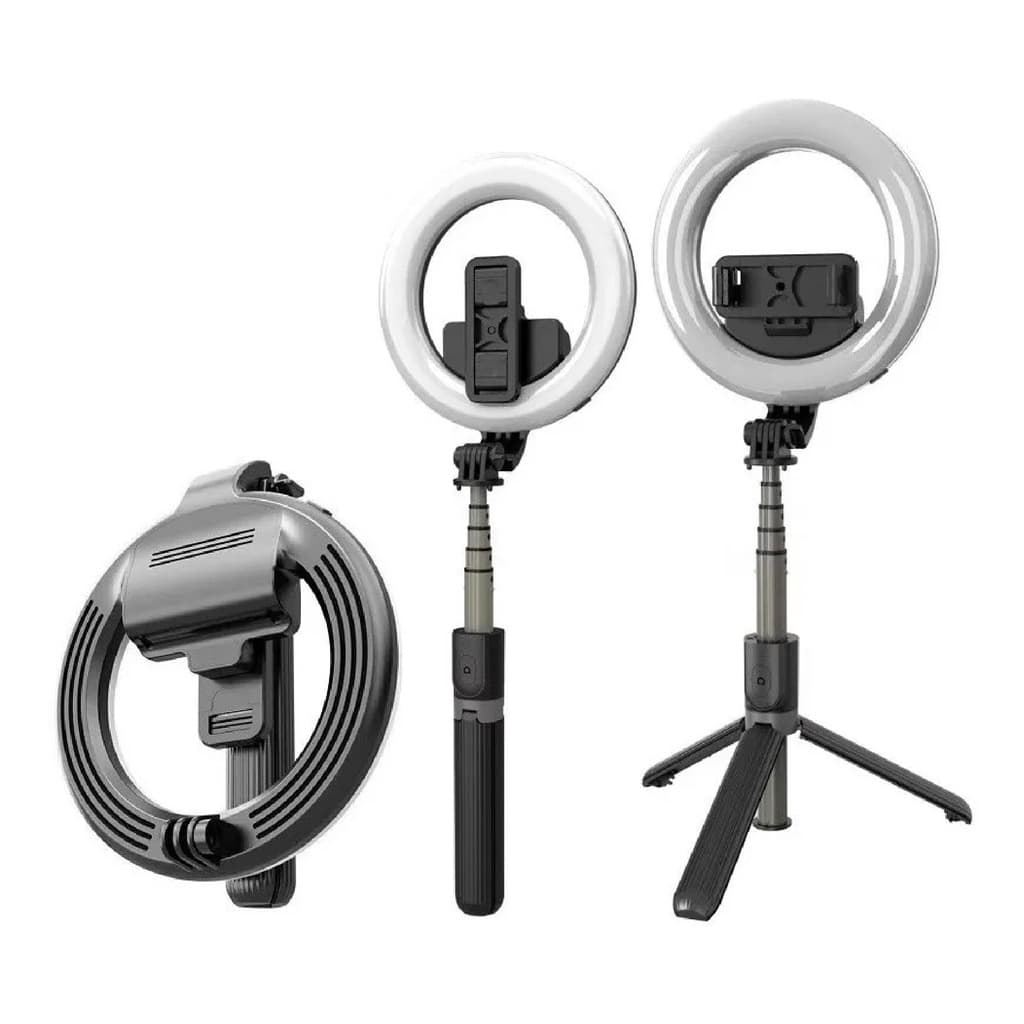 luminador Ring Light Led 6 Polegadas Anel 13 cm Selfie Tripe Profissional