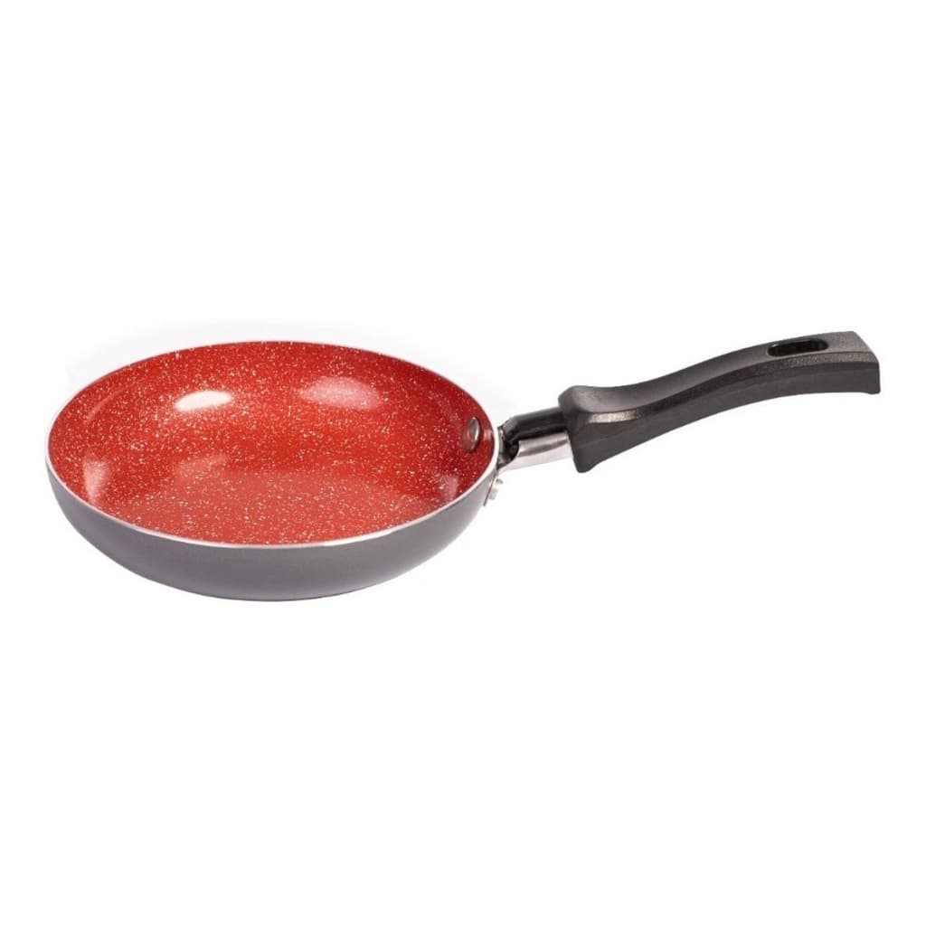 frigideira para fritar ovos antiaderente de cerâmica marmorizada frita sem óleo 14 cm