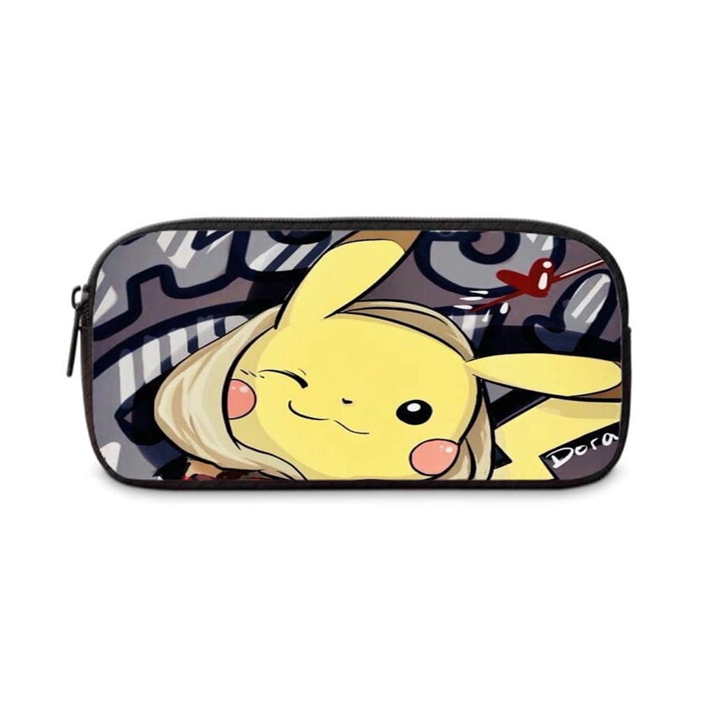 Estojo SImples Pikachu Uma Repartição Pokemon