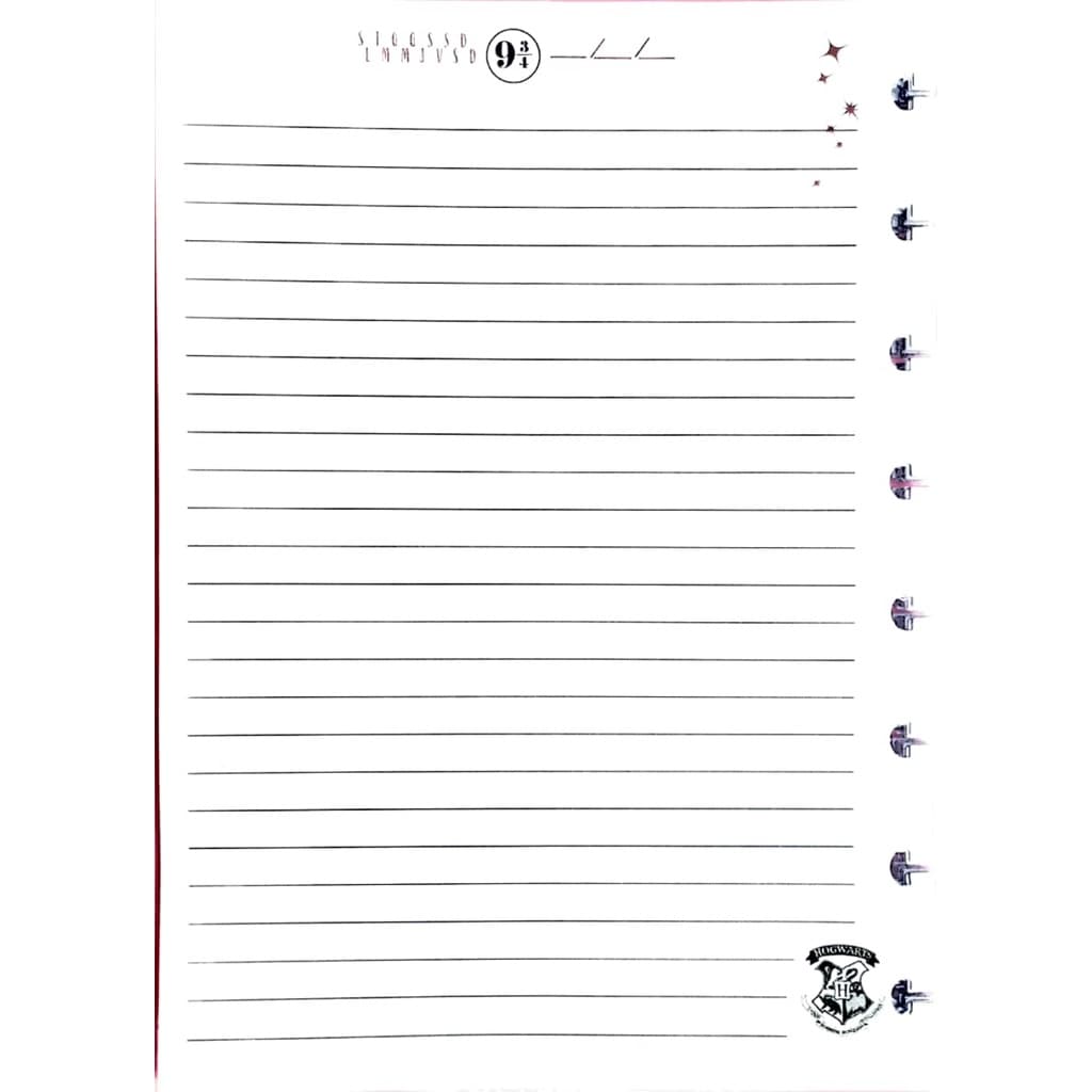 Refil de caderno inteligente Harry Potter A5 e Médio 50x