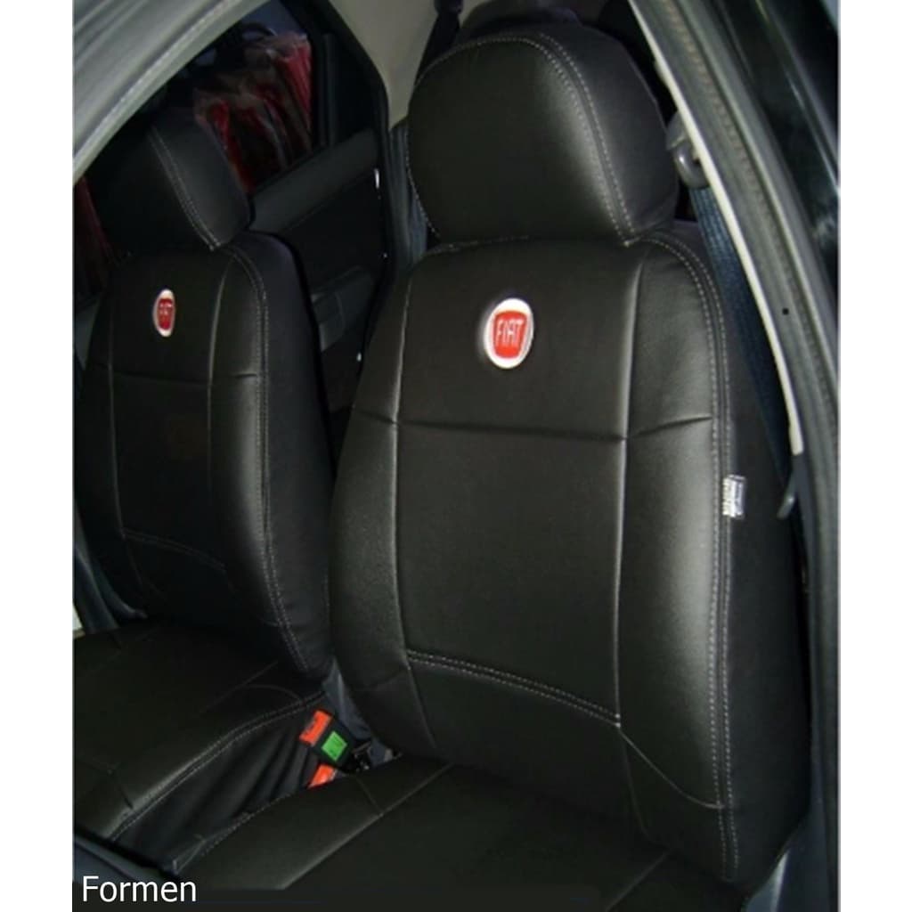 Jogo De Capa Banco Carro Couro Para Fiat Strada Cabine dupla e Simples