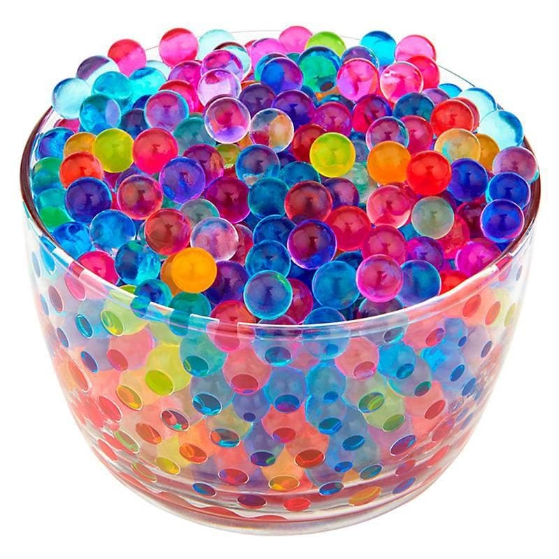 Bolinha de gel que cresce na água