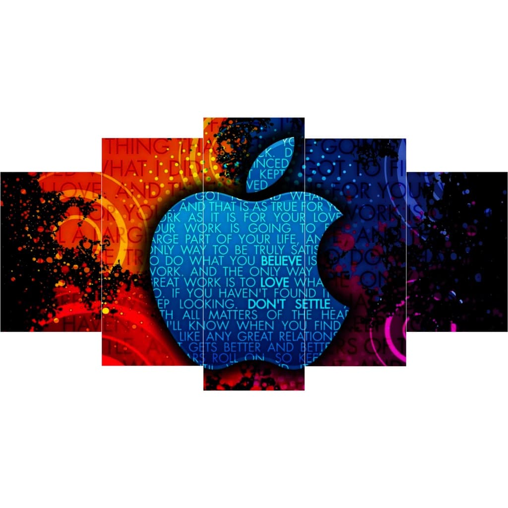QUADRO DECORATIVO MAÇA DA APPLE APLE