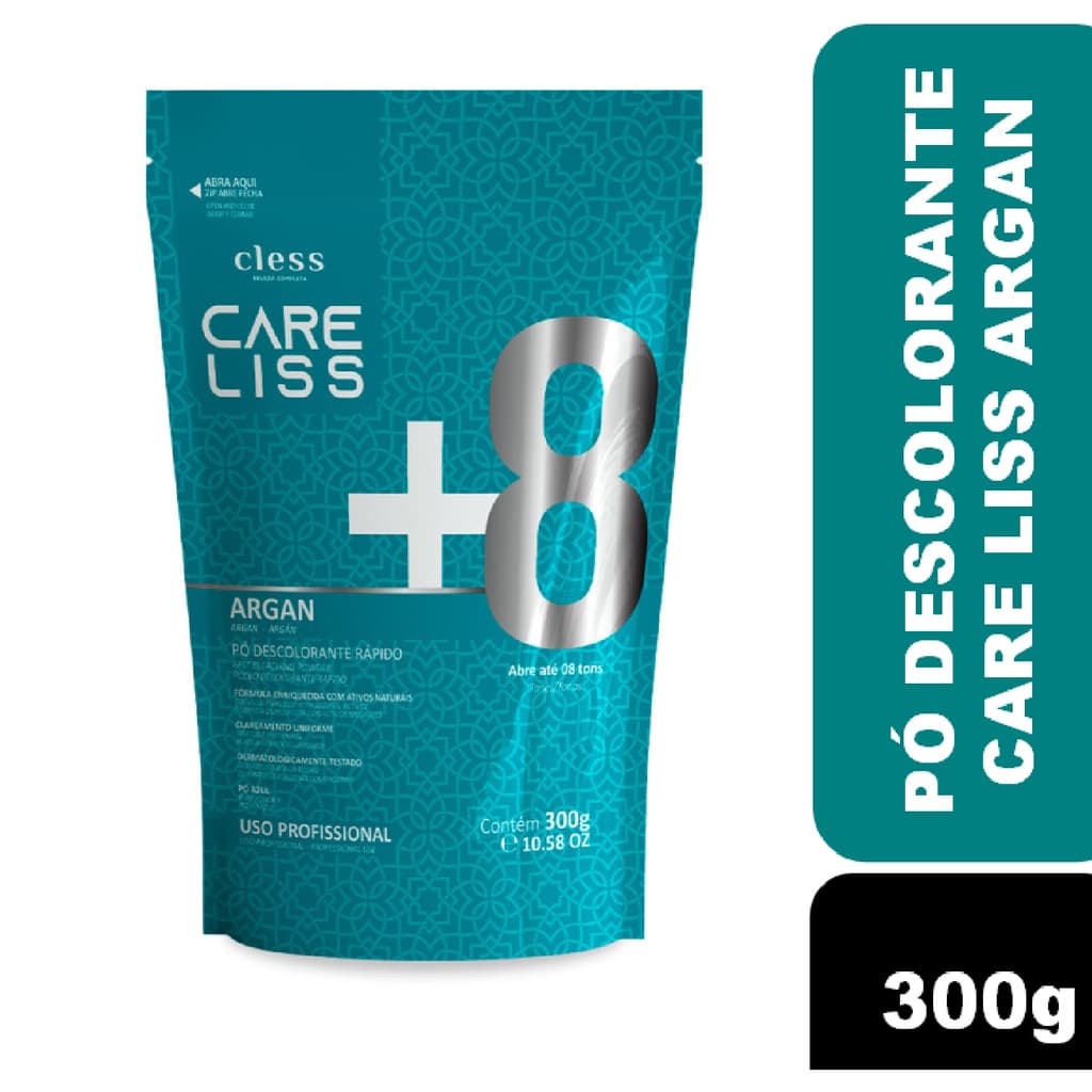 Pó Descolorante Care Liss Argan 300g