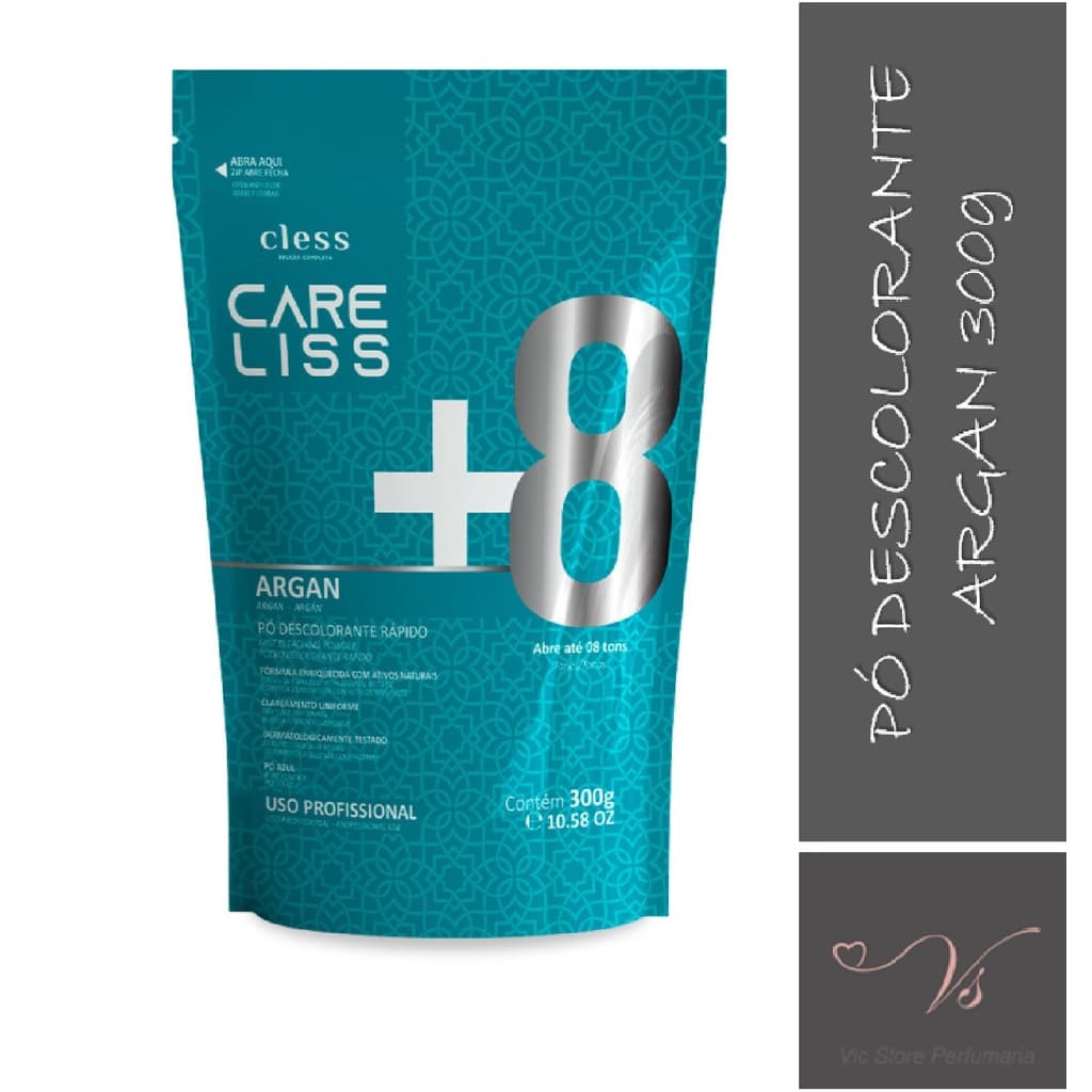 Pó Descolorante Care Liss Argan 300g