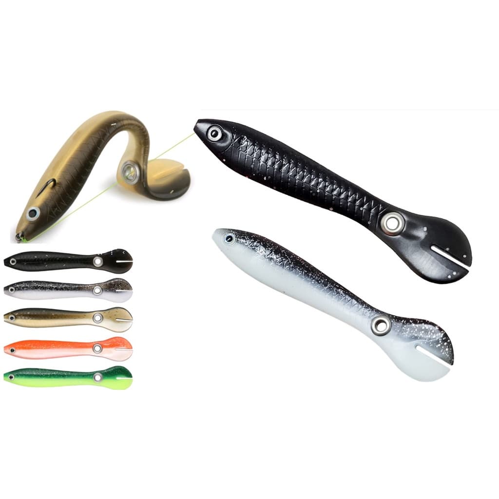 Isca Artificial Shad Baits Silicone 5pçs