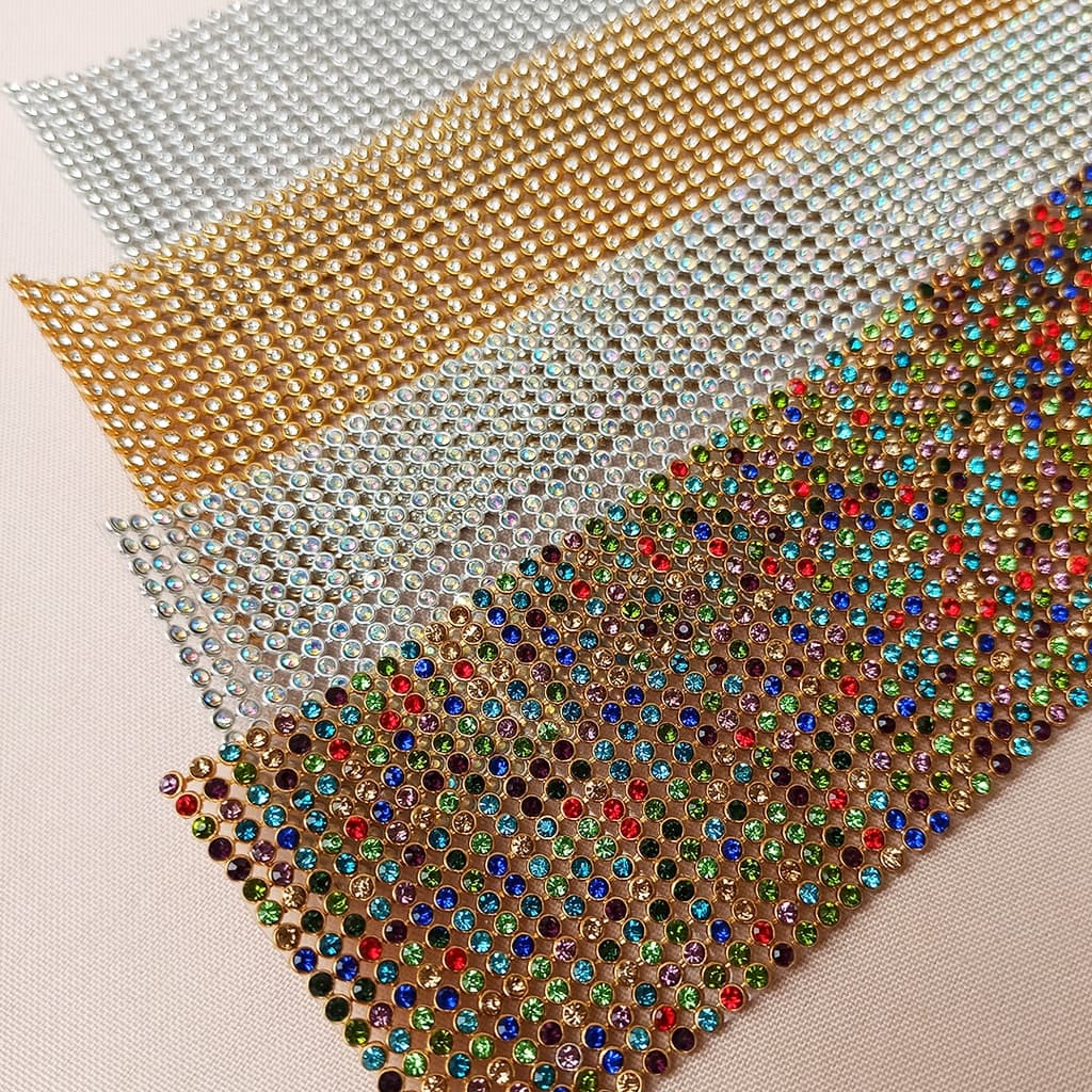 Manta de Strass Primeira Linha AAA unidade com 6cm x 40cm