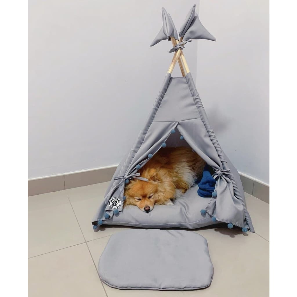 Cabana Toca Cama  Caes E Gatos Cinza Quadrada Pet Cachorro  Gato Lavável