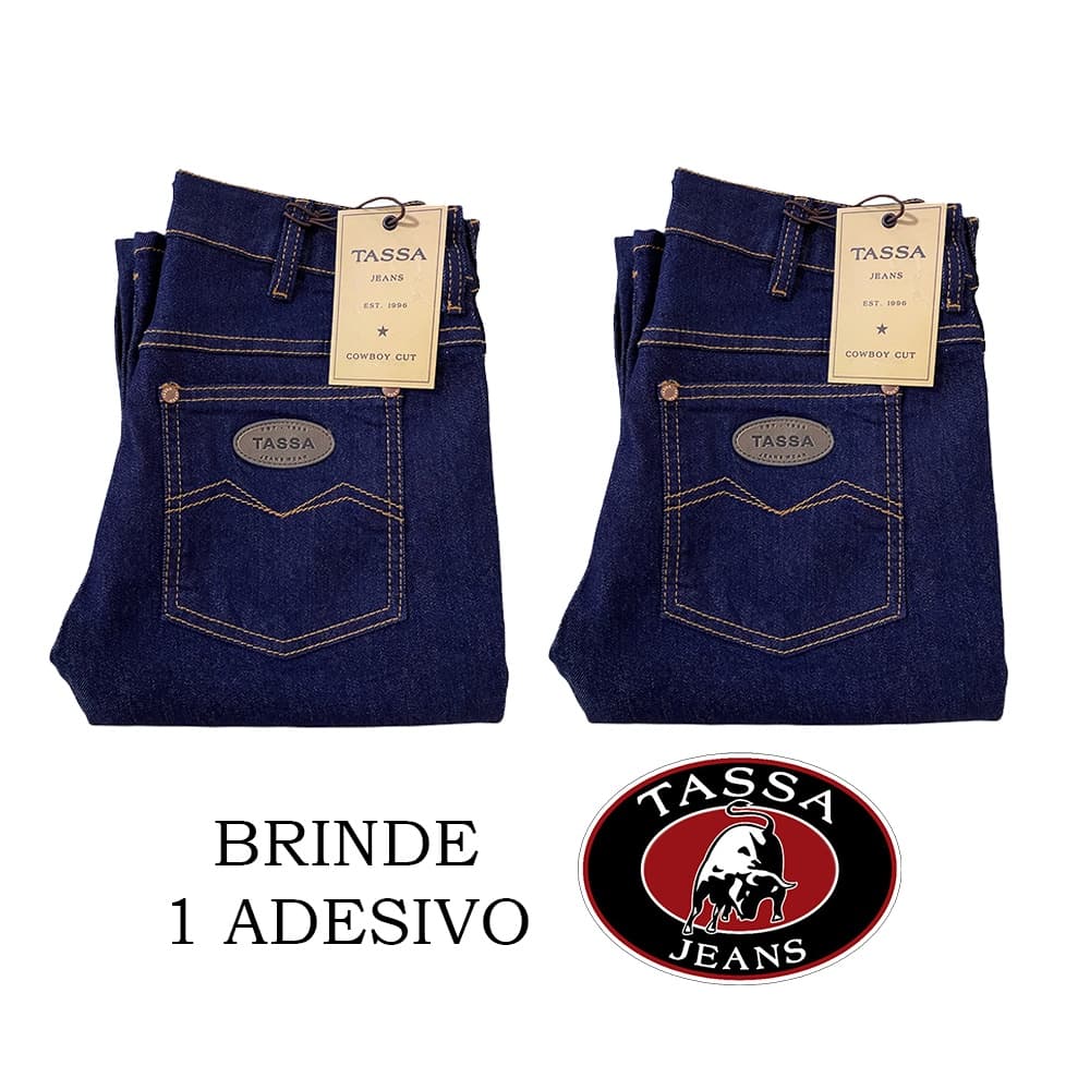 Kit 2 Calças Jeans Tassa Masculina Original Elastano Qualidade Incomparável