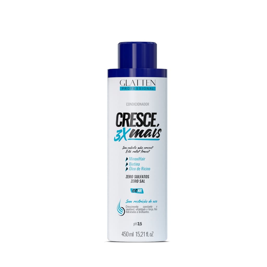 Glatten - Condicionador Cresce 3x Mais - 450ml