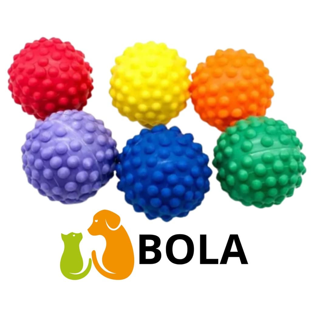 Bolinha Cravo Bolinha Mordedor Vinil Para Cães Gatos Pet ou Massagem - 1 Unidade