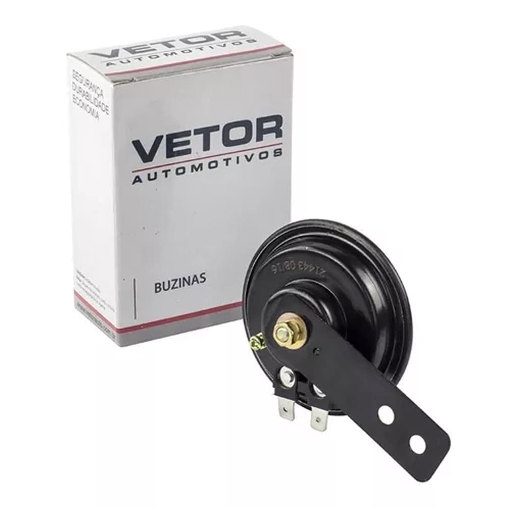 Buzina Para Moto Universal 12v Bi-bi 2 Terminais Com Suporte VT125