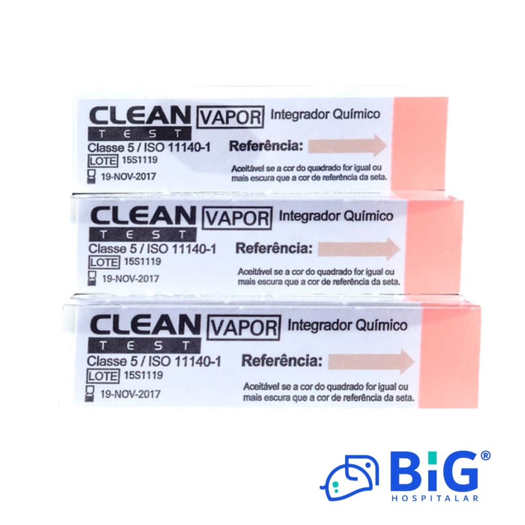 Teste Químico Integrador Autoclave Tipo 5 C/ 250 Unidades