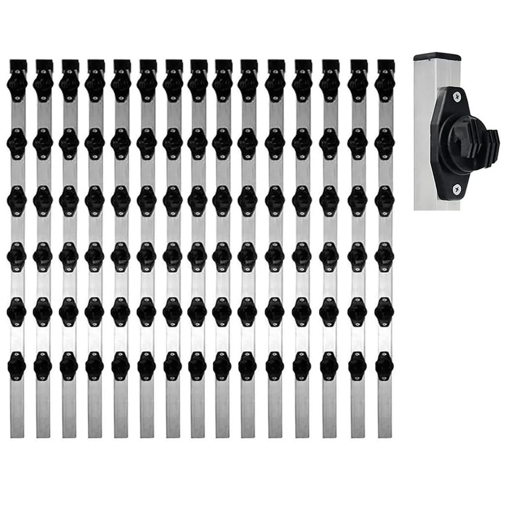 20pcs Haste Cerca Elétrica 23x23 1mt 6 Isoladores Industrial