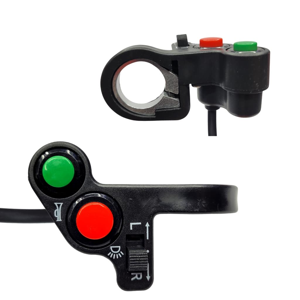 Botão Interruptor Para Moto Universal Farol Seta E Buzina