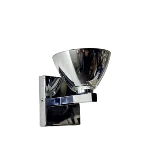 Arandela Clássica Cup Vidro Espelhado Com Lâmpada Led G9 3000k
