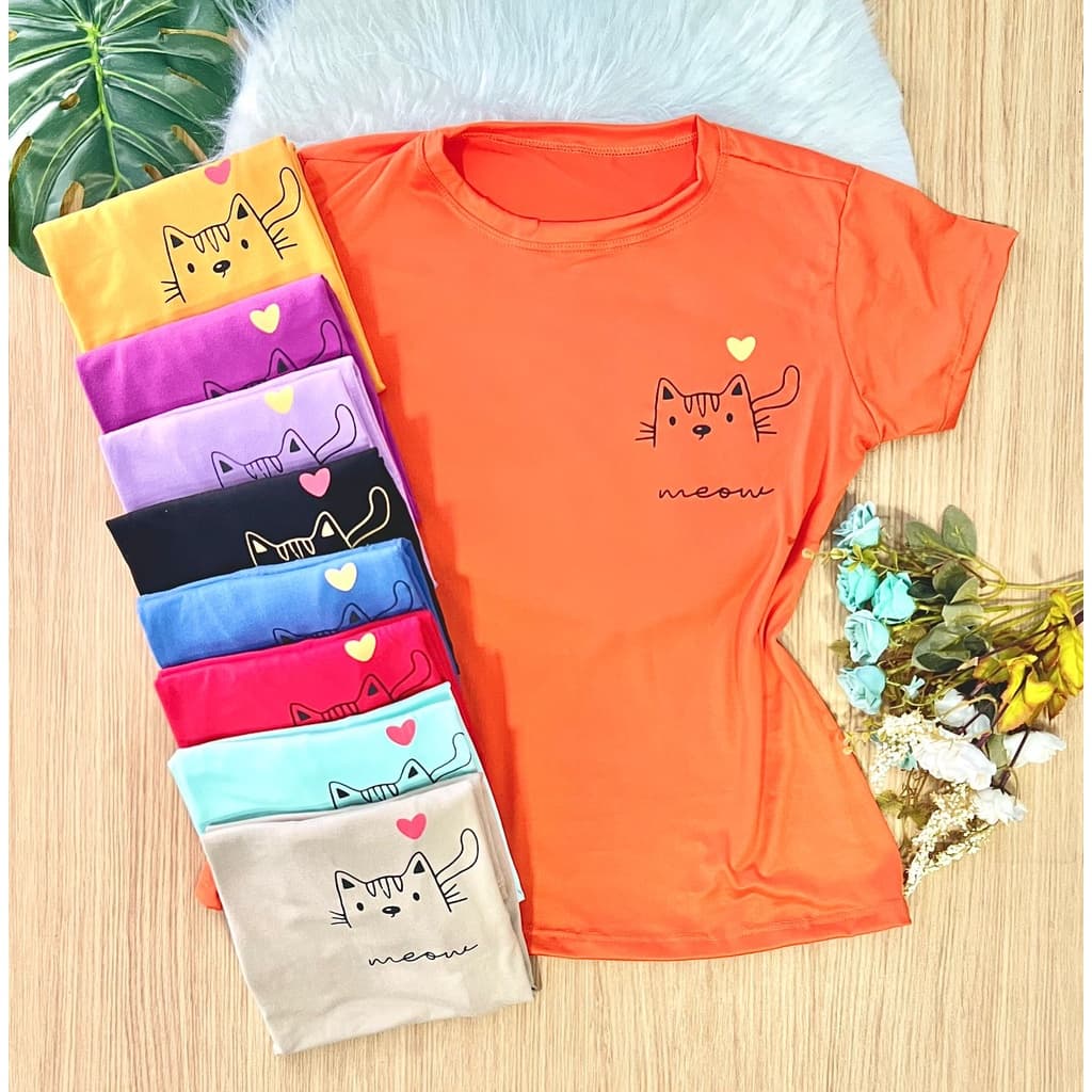 Blusa Feminina camisa kit 3 unidades