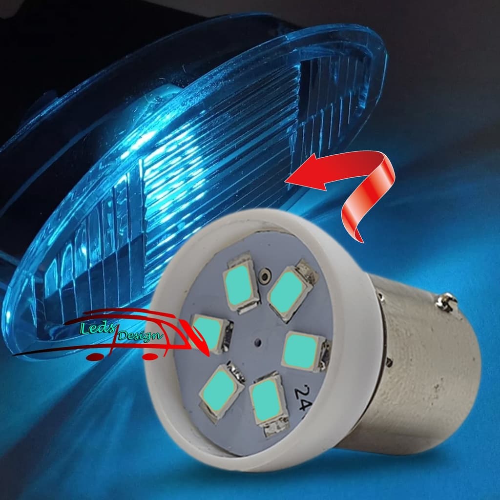 Lampada Luz Placa Led Ice Blue Kadett Celta Corsa Vectra Azul Turquesa ice Blue